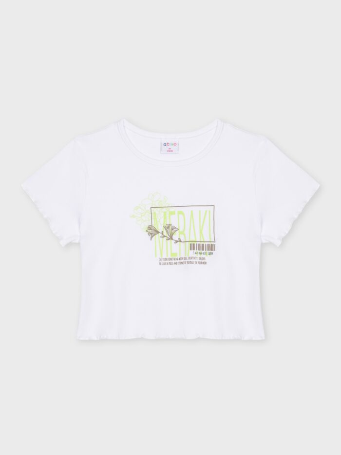 T-shirt Manga Curta Menina - Image 1
