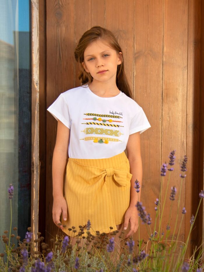 T-shirt Manga Curta Menina - Image 5